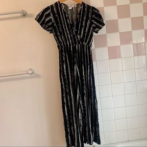 Jody California Vintage Striped Flowy Jumpsuit